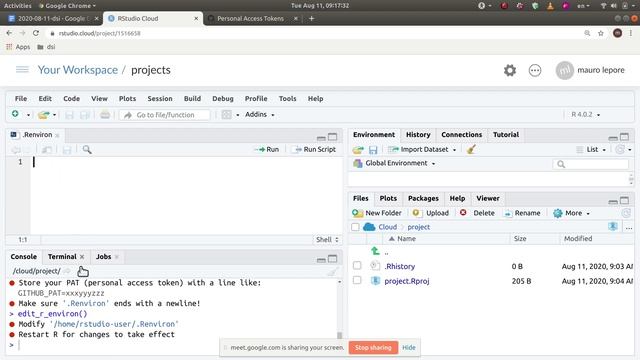 usethis setup on rstudio.cloud смотреть онлайн