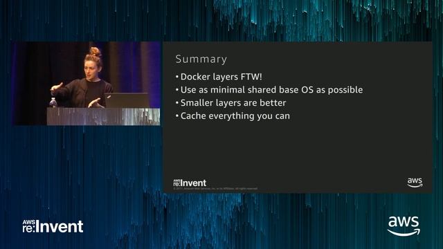 AWS re:Invent 2017: Building Effective Container Images (CON307) смотреть онлайн