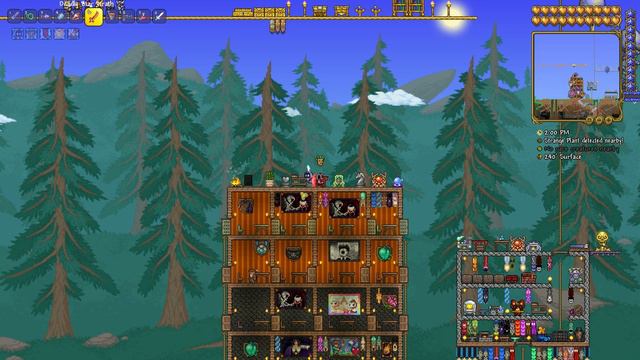How To Summon The Frost Moon Event (Easy) In Terraria | Terraria 1.4.4.9 смотреть онлайн
