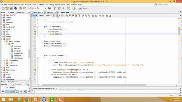 Gym Management Complete Project in Java Mysql смотреть онлайн