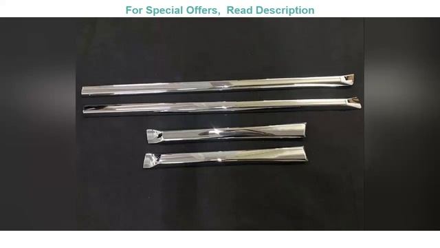⭐️Fit For Toyota 2018-2021 New Land Cruiser PRADO Chrome Body Side Overlay Molding Trim смотреть онлайн