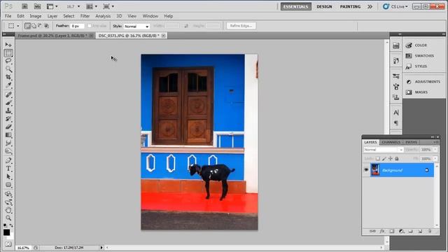 How to Place Photo in Frame in Photoshop CS5 смотреть онлайн