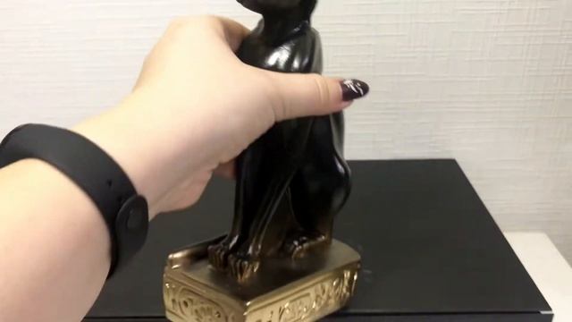 СТАТУЭТКА КОШКА ЕГИПЕТСКАЯ С ЛЕТУЧЕЙ МЫШЬЮ 22 СМ ГИПС смотреть онлайн