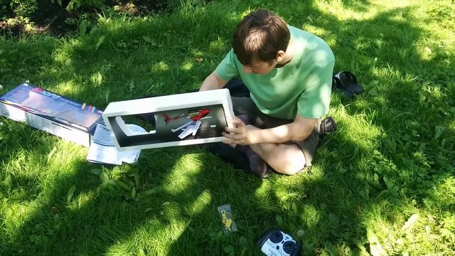 Unboxing радиоуправляемого вертолета смотреть онлайн