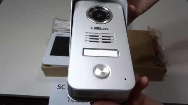 Videointerfon color handsfree Leelen N60PN monitor alb - www.bigit.ro смотреть онлайн