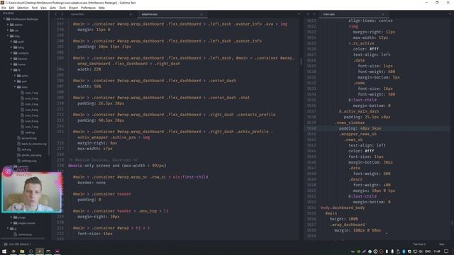 ФОРМА ОБРАТНОЙ СВЯЗИ И НОВОСТИ В КАБИНЕТЕ - ВЕРСТКА НА ПРИМЕРЕ РЕДИЗАЙНА HTMLLESSONS.RU #22 смотреть онлайн