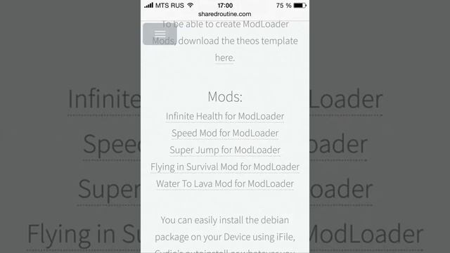 Как скачать моды minecraft pe 0.9.5 на ios? смотреть онлайн