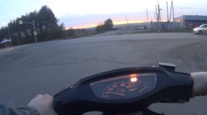 Уклювник  Обкатка скутера honda dio Af 35 часть 2