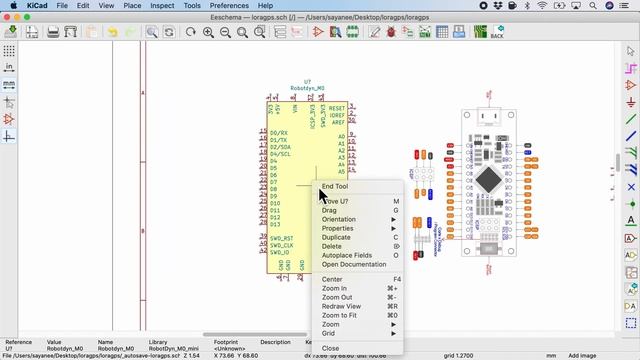 Create schematic from breadboard prototype & dev boards (Part 1) // KiCad, Arduino, LoRa, GPS, E-in смотреть онлайн