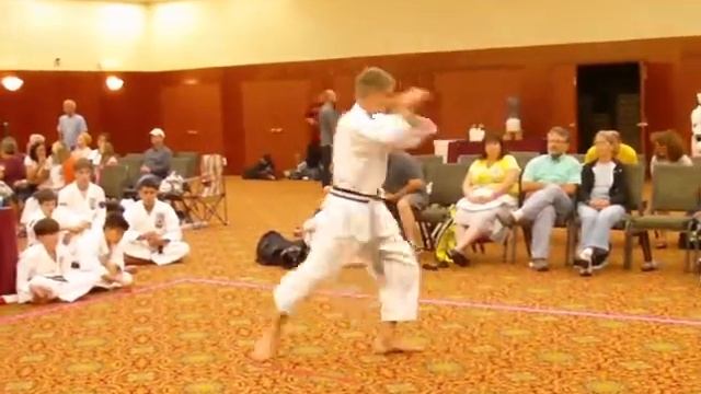 John McCloskey Performs Chinto Kata For 1st Place