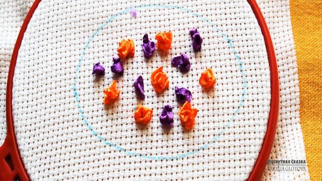 Вышивка лентами. Открытка Своими руками. Подарок маме. |Рукоделие для детей| смотреть онлайн