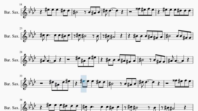 Baritone Sax Sheet Music: How to play Mary On A Cross by Ghost смотреть онлайн