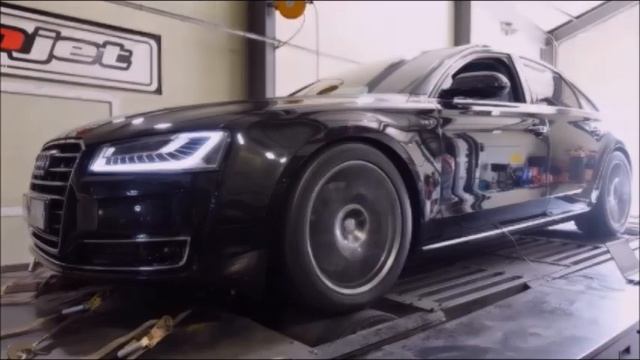 2015 AUDI A8 60 TDI Quattro Mar's ECU + TCU Tune Dyno Test 412WHP смотреть онлайн
