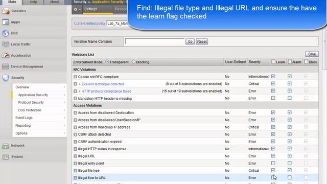F5 ASM LAB 7.1: Positive Security Policy Building: Add All Entities смотреть онлайн