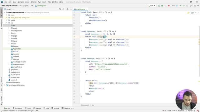 18 - WebSocket + React, часть 1/ React JS - Путь Самурая 2.0 смотреть онлайн
