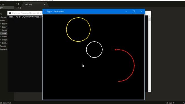 Setposition and Speed Attribute in Turtle | Turtle Python Tutorial | PyPower смотреть онлайн