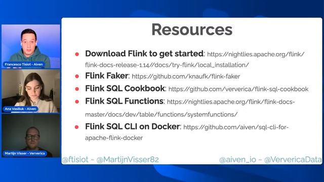 Apache Flink SQL Ask-Me-Anything смотреть онлайн