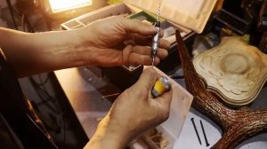 Изготовление медальон для рогов. Часть 3