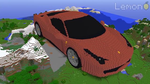 Who PARKED THE BIGGEST TNT SUPER CAR NEAR THE VILLAGE in Minecraft ? HUGE TNT CAR ! смотреть онлайн