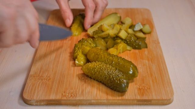 МИНИМУМ ИНГРЕДИЕНТОВ! Вкусный немецкий салат | German Salad смотреть онлайн