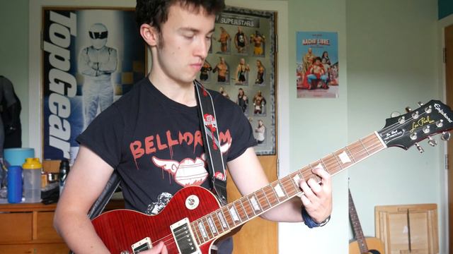 FREESTYLE GUITAR SOLO - A MAJOR - EPIPHONE LES PAUL 1960s TRIBUTE PLUS смотреть онлайн