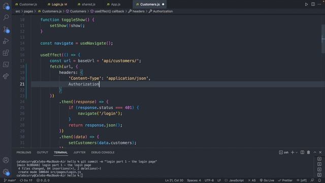 localStorage and Bearer Auth Tokens - React Tutorial 44 смотреть онлайн