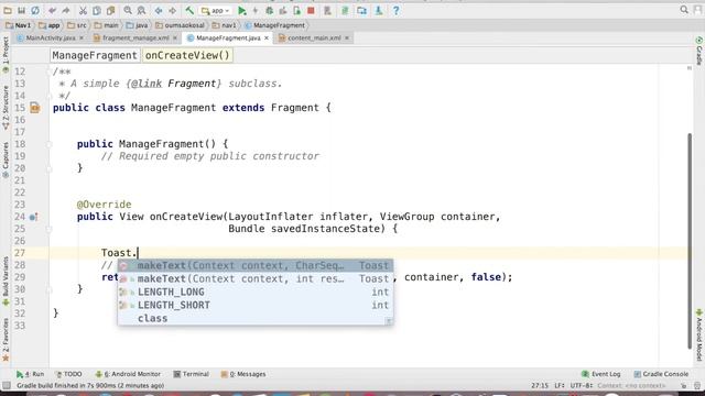 How to Use getApplicationContext in Fragment in Android - Navigation Drawer смотреть онлайн