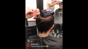 Короткая женская стрижка. Павел Охапкин (Прямой эфир от 23.05.18. Часть 1)