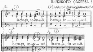 Великая ектения, бас (Киевский распев)