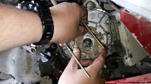 Ремонт обгонной муфты, муфты стартера сборка в обратном порядке скутер 150 кубов