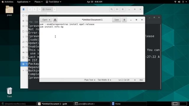 how to solve- Error mounting pen drive or disk- unkown fie system 'ntfs' in centos 8? смотреть онлайн