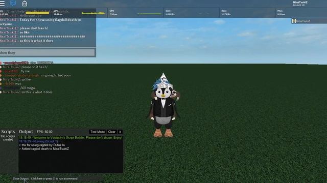 ROBLOX Script Showcase | Rufus14's Ragdoll Death To Everyone смотреть онлайн