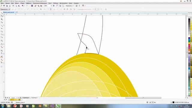 Corel Draw для начинающих # Урок 3 - Рисуем ананас смотреть онлайн