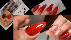 *431*Быстренько нарастила на Верхние Формы/Красный Аквариум!ВАУ!/quick build-up on upper forms