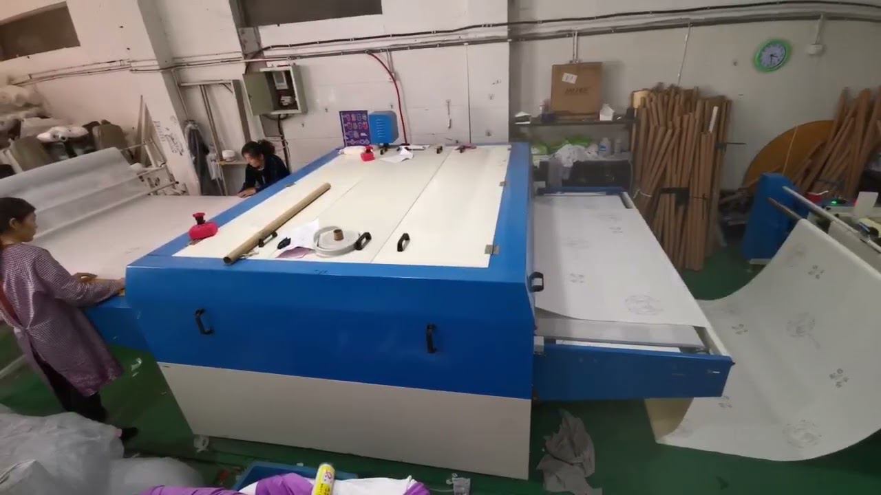 Оборудование для дублирования тканей и клеевых материалов горизонтального типа смотреть онлайн