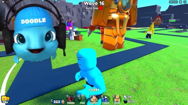 Combining UNITS in Toilet Tower Defense! смотреть онлайн