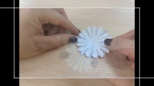 Мастер-класс "Ромашка из бумаги"