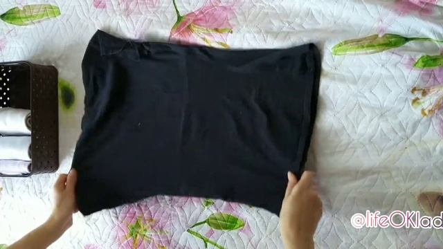 Как сложить майки, футболки, блузки