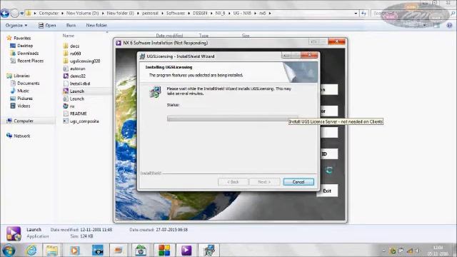 How to install UG-Nx6!! Full Instalation !! Crack version смотреть онлайн
