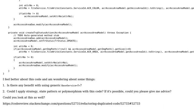 Code Review: Refactoring switch case statement in different classes смотреть онлайн