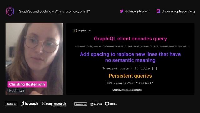 GraphQL and caching - Why is it so hard, or is it? | Christina Hastenrath | The GraphQL Conf. 2022 смотреть онлайн