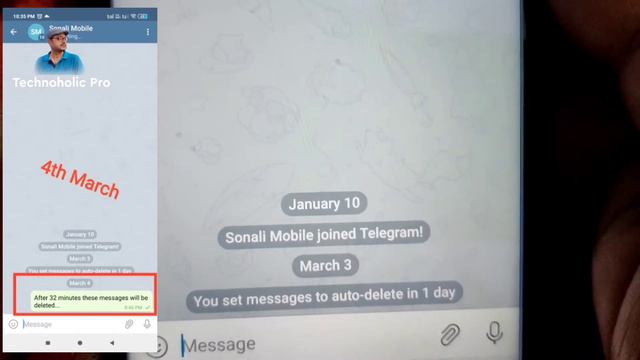 How to send auto delete / disappearing message in telegram | self destructing message смотреть онлайн