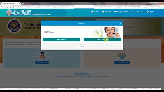 How to Raise Ticket on ICAI SSP Portal- Technical Issues смотреть онлайн