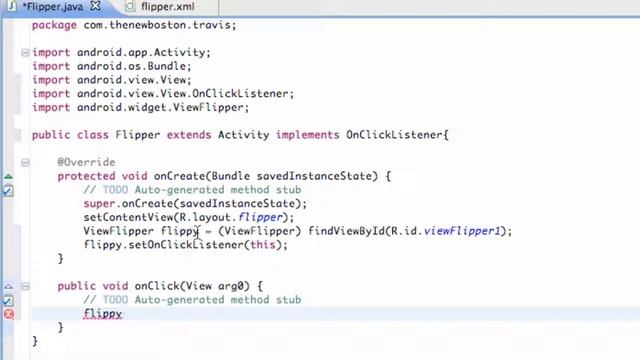 Android Application Development Tutorial 94 ViewFlipper Example YouTube смотреть онлайн
