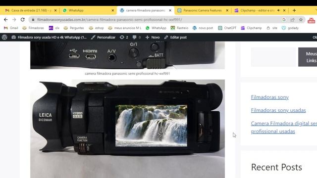 camera filmadora panasonic semi profissional hc-wxf991 смотреть онлайн