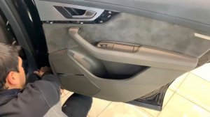 Разбор обшивки Ауди Q7