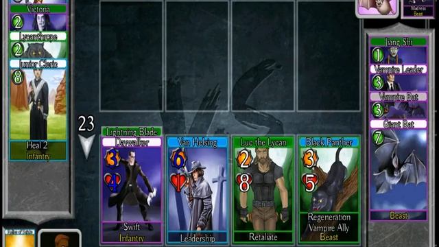 Bad Blood TCG - campaign 4 - Ancient Tomb - App Game Playthrough смотреть онлайн