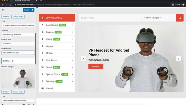 Storeship - Frontpage Main Banner Section | Versatile and Multi-purpose eCommerce Theme for WP смотреть онлайн