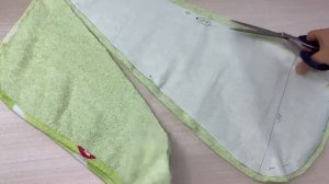 Шьем банный тюрбан. Делаем подарки своими руками.