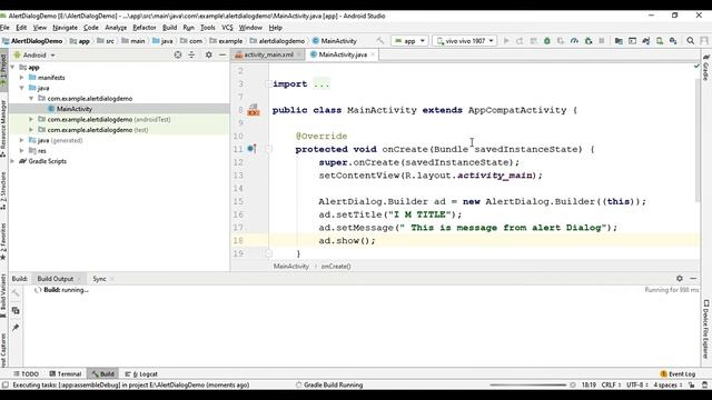AlertDialog in Android смотреть онлайн